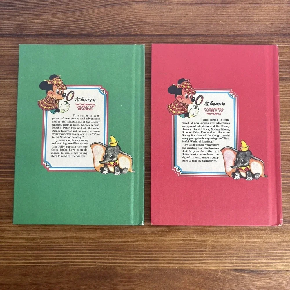 1981 Disney Lady and the Tramp & 101 Dalmatians Hardcover Books Lot Vintage